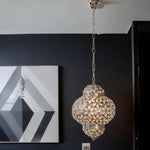 Oosterse lamp Djerba zilver 28cm - Bazaarwinkel