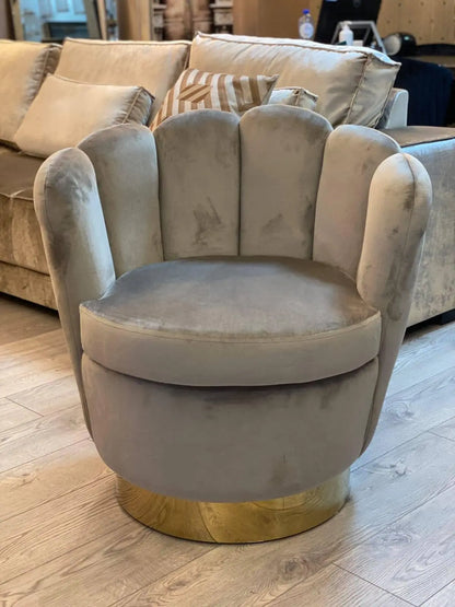 Fauteuil Verance Taupe - Bazaarwinkel