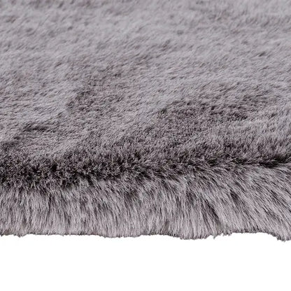 Fluffy Tapijt Grijs - Bazaarwinkel