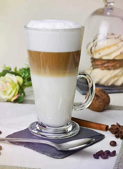 Latte macchiato glazen set van 2 - Bazaarwinkel